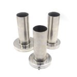 Universal 3.5" to 4.5" Round Steel Removable Catback Exhaust System Muffler Tip Silencer – Vaizdas 8
