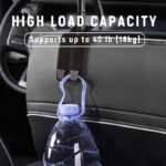 🔥LAST DAY SALE 50% OFF - 🚗Car Seat Back Alcantara Storage Hook - 💥Double Hook Holder for Convenient Storage – Vaizdas 4