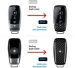 T-carbon Real Carbon Fiber Key Fob Cover Compatible with Mercedes Benz. — изображение 5