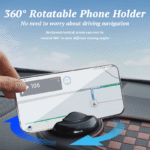 Woyuosn Multifunction Car Mat with Phone Holder Hidden Number Plate - Сурет 4