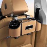 Multifunctional Nappa Leather Car Backseat Organizer - 圖片 9