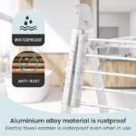 Multipurpose 3 Layer Electric Clothes Drying Rack (66cm) - Сурет 2