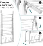Multipurpose 3 Layer Electric Clothes Drying Rack (66cm) - Сурет 6